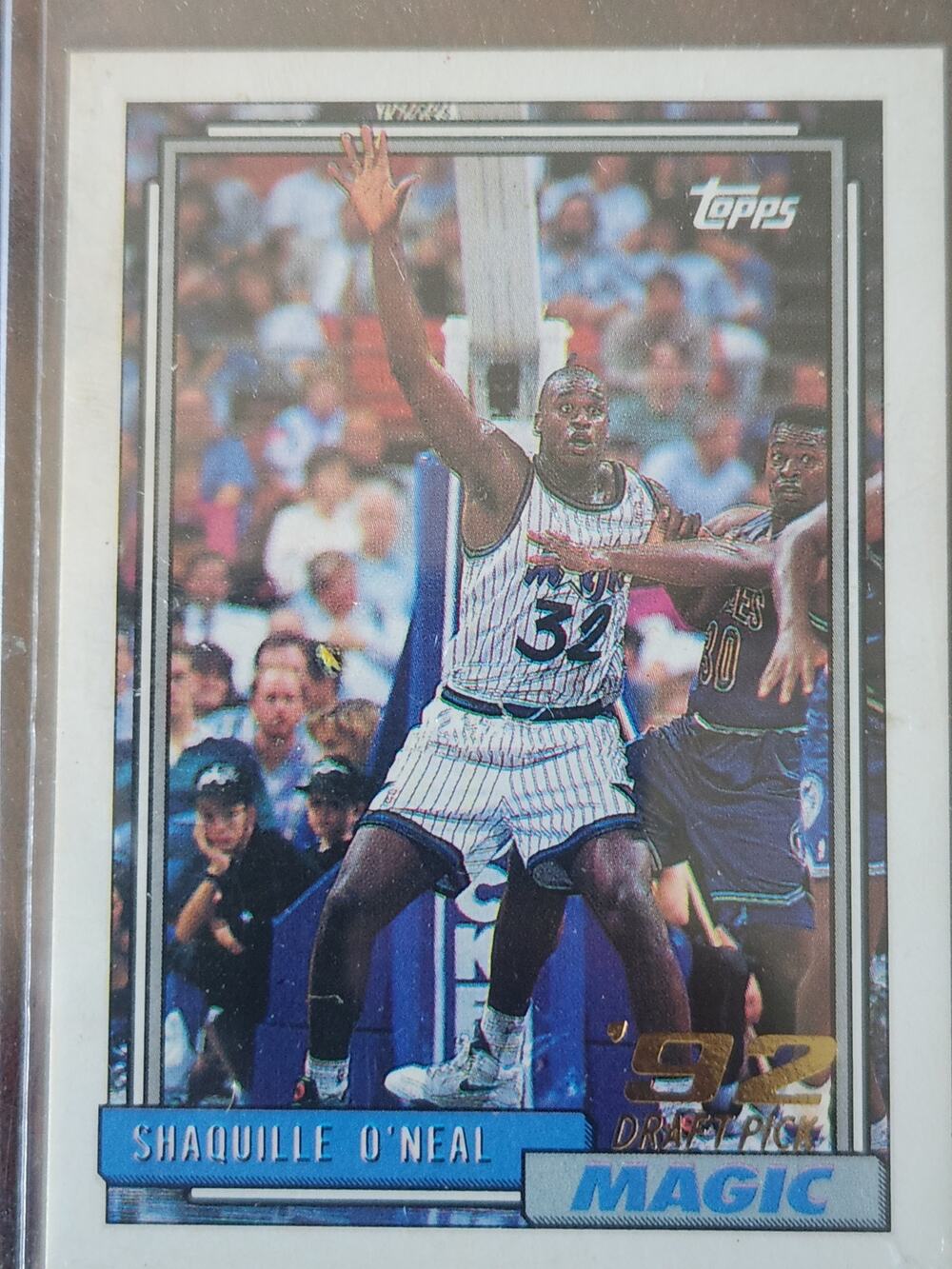 Shaquille O'Neal 1992-93 Topps #1 Draft Pick Rookie Card Magic RC